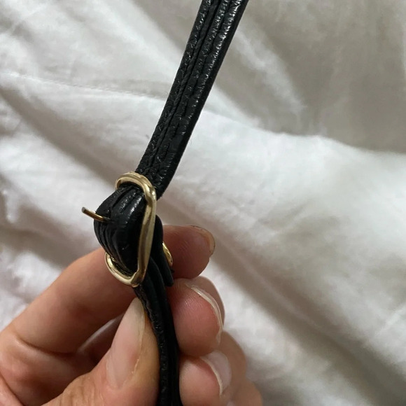 VINTAGE Sant’ Andrea Black Envelope Clutch Purse *boutique* - Picture 10 of 12